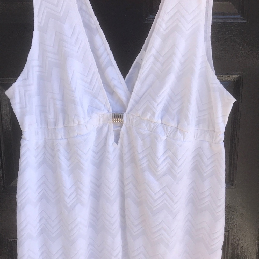 Swimsuit Terry Cloth Chevron Cover Up - Picture 5 of 6